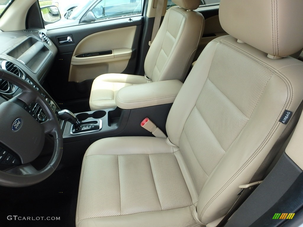 2008 Taurus X SEL AWD - Oxford White / Camel photo #8