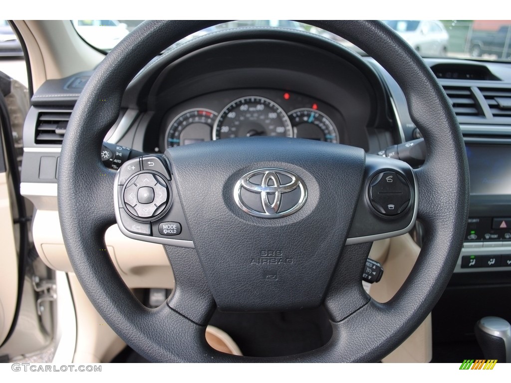 2013 Camry LE - Champagne Mica / Ivory photo #13