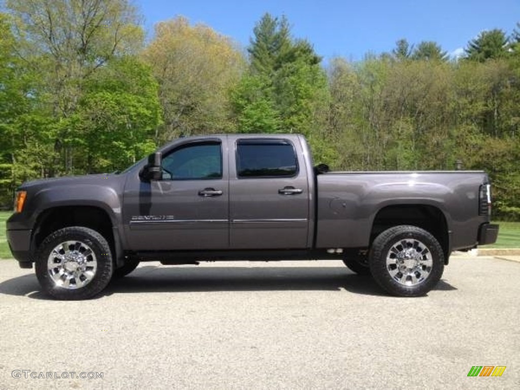 2011 Sierra 2500HD SLT Crew Cab 4x4 - Storm Gray Metallic / Ebony photo #2