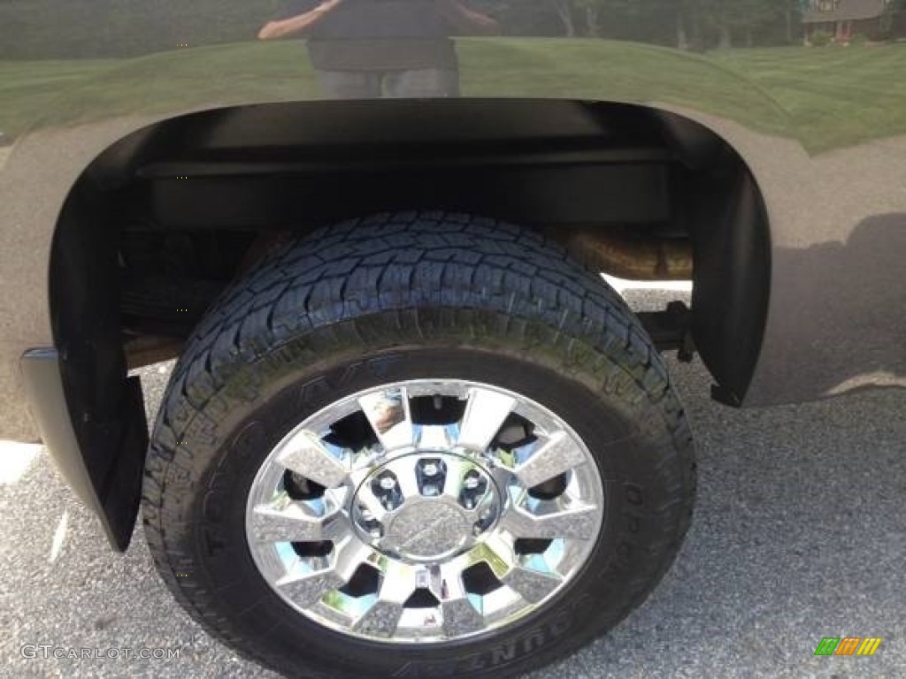 2011 Sierra 2500HD SLT Crew Cab 4x4 - Storm Gray Metallic / Ebony photo #32