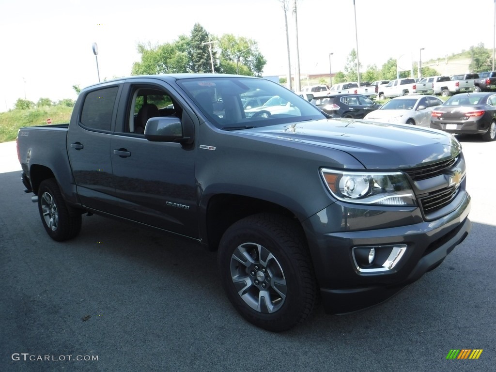 Cyber Gray Metallic 2016 Chevrolet Colorado Z71 Crew Cab 4x4 Exterior Photo #113437583