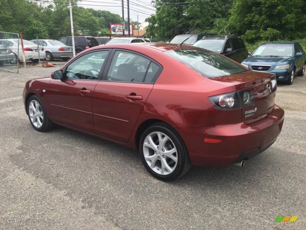 2008 MAZDA3 i Touring Sedan - True Red / Black photo #4