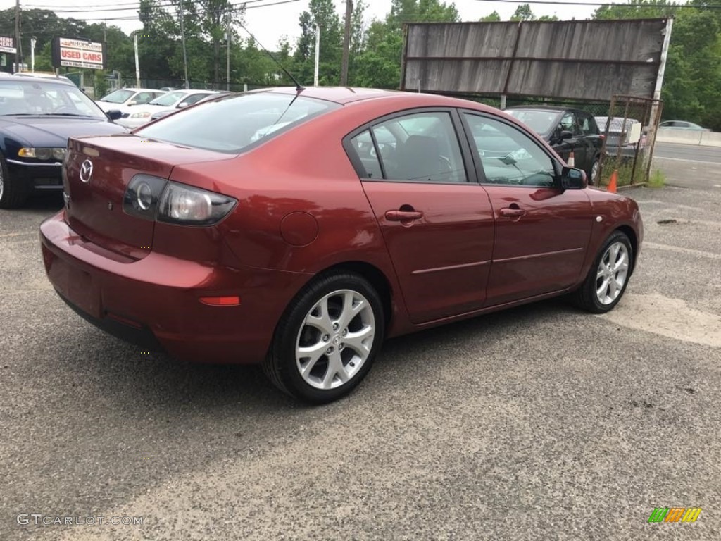 2008 MAZDA3 i Touring Sedan - True Red / Black photo #6