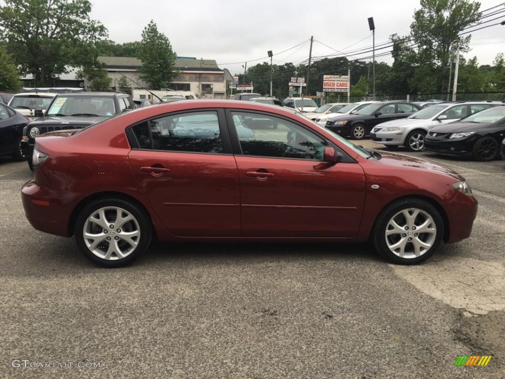 2008 MAZDA3 i Touring Sedan - True Red / Black photo #7