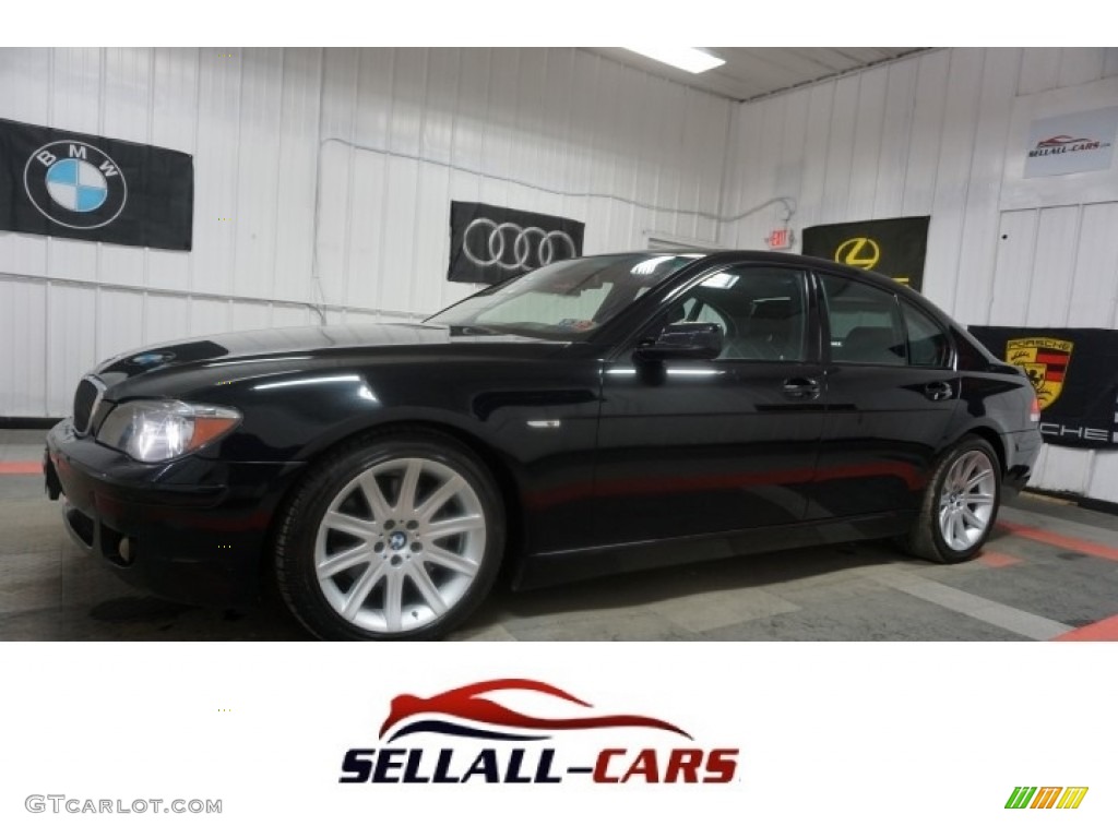 Jet Black BMW 7 Series
