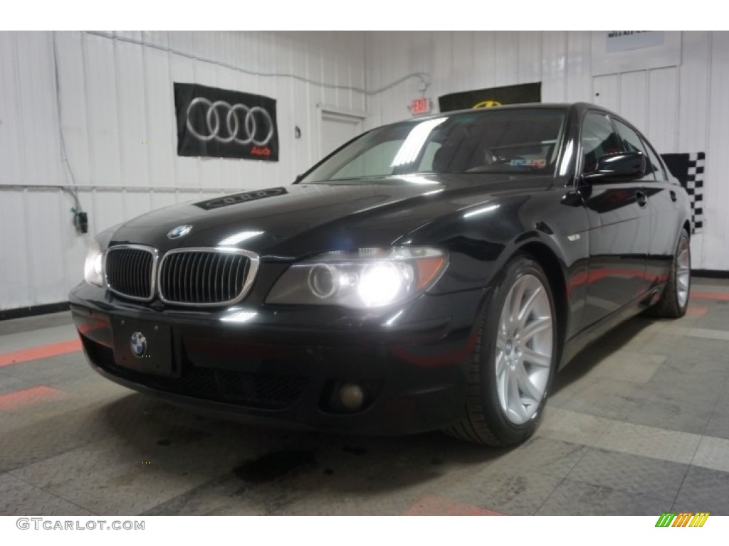 2006 7 Series 750i Sedan - Jet Black / Black/Black photo #3