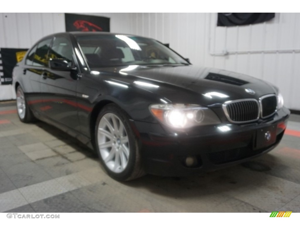 2006 7 Series 750i Sedan - Jet Black / Black/Black photo #5