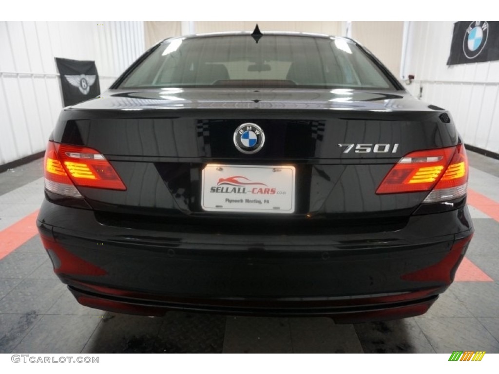 2006 7 Series 750i Sedan - Jet Black / Black/Black photo #9