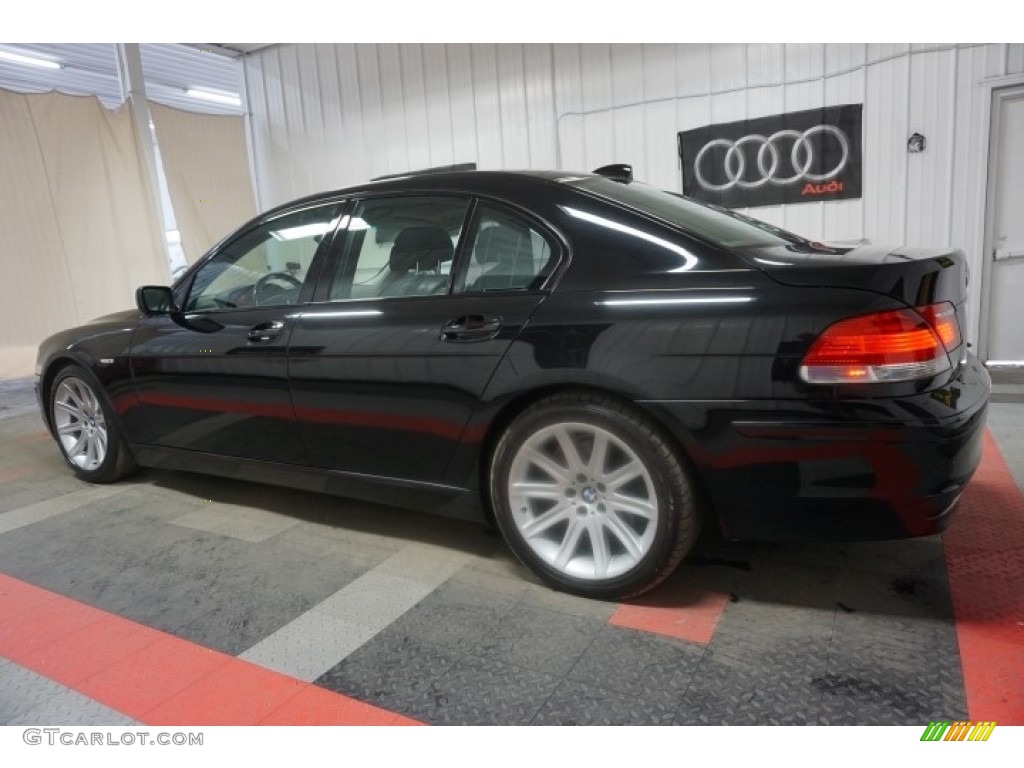 2006 7 Series 750i Sedan - Jet Black / Black/Black photo #11