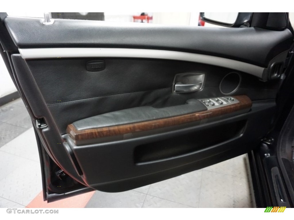 2006 7 Series 750i Sedan - Jet Black / Black/Black photo #12