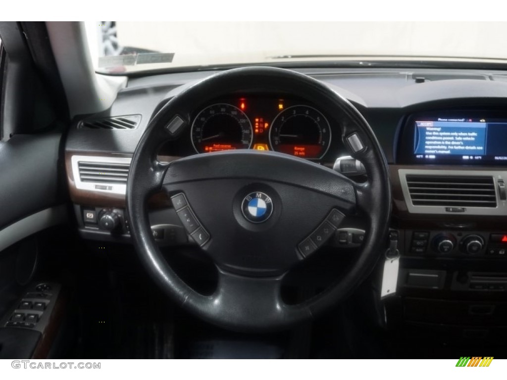 2006 7 Series 750i Sedan - Jet Black / Black/Black photo #32