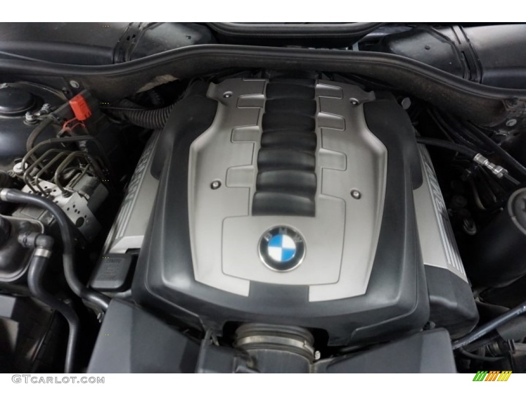2006 7 Series 750i Sedan - Jet Black / Black/Black photo #58