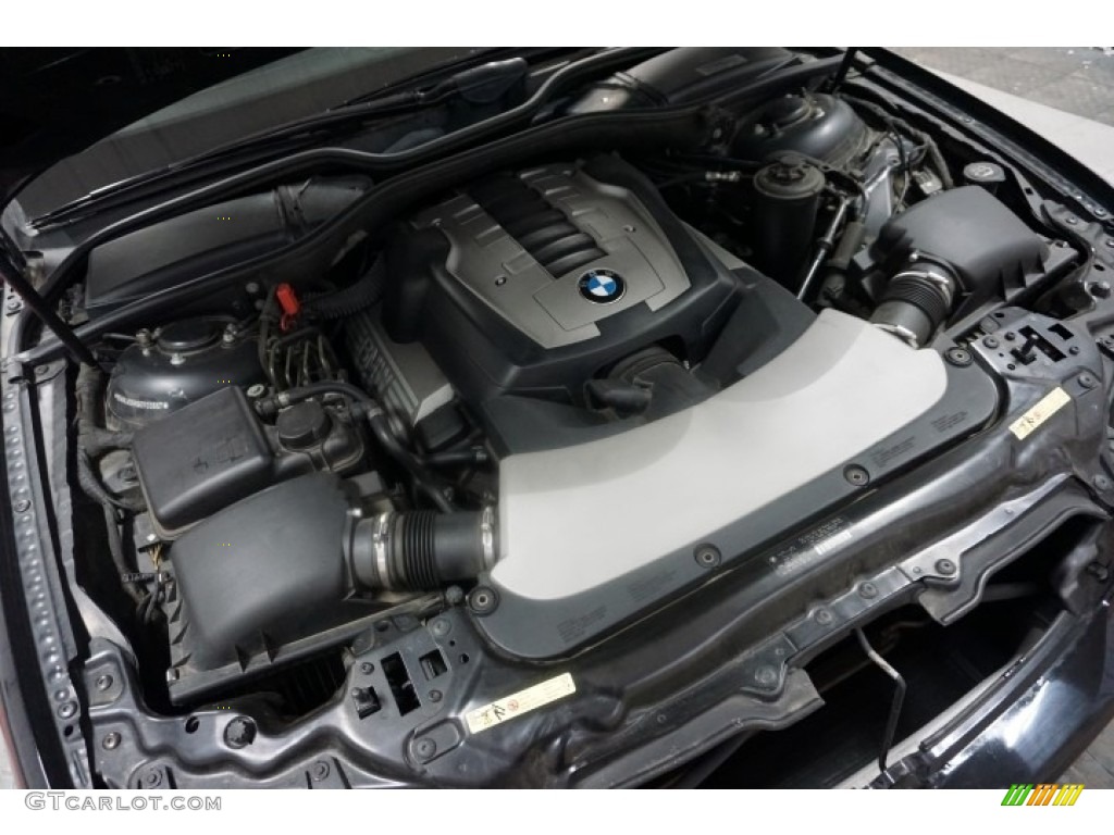2006 7 Series 750i Sedan - Jet Black / Black/Black photo #59