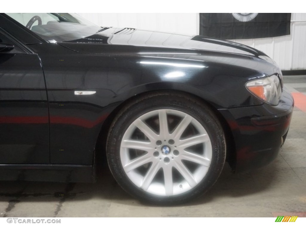 2006 7 Series 750i Sedan - Jet Black / Black/Black photo #65