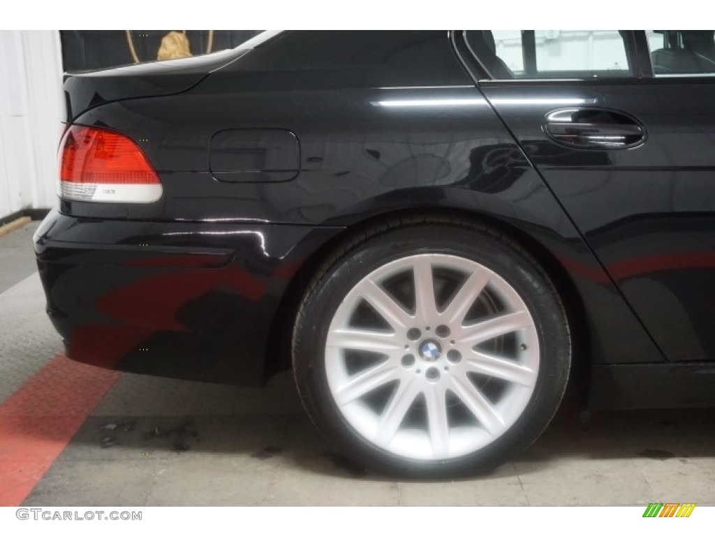2006 7 Series 750i Sedan - Jet Black / Black/Black photo #73