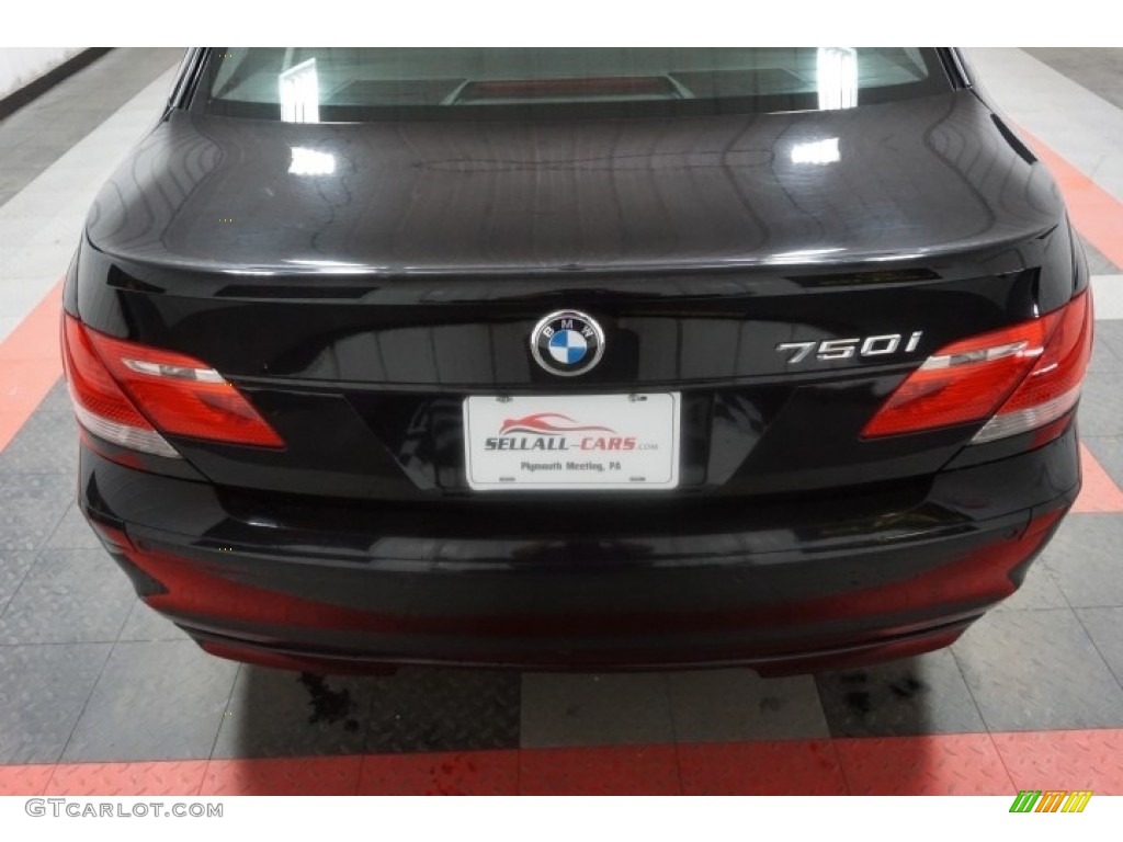 2006 7 Series 750i Sedan - Jet Black / Black/Black photo #80