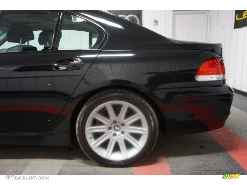 2006 7 Series 750i Sedan - Jet Black / Black/Black photo #81
