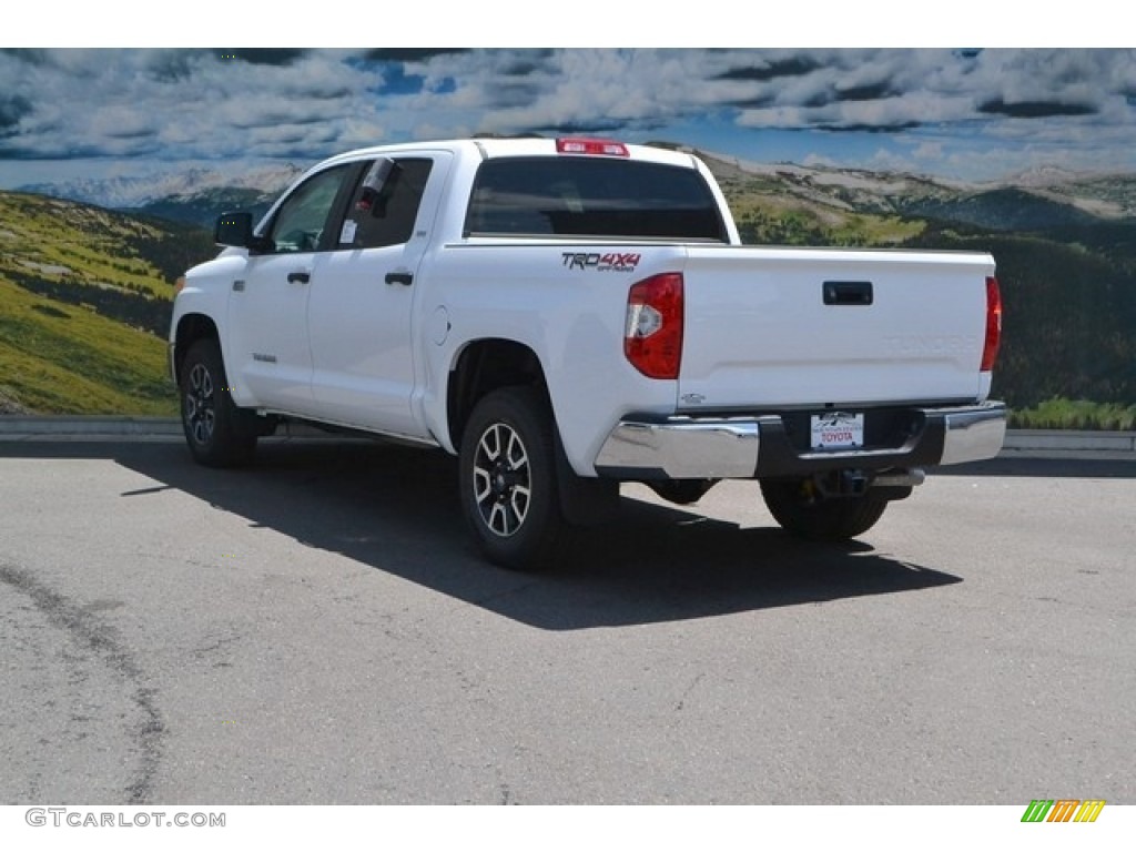 2016 Tundra SR5 CrewMax 4x4 - Super White / Graphite photo #3