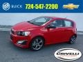 Red Hot 2016 Chevrolet Sonic RS Hatchback