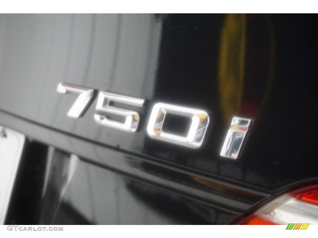 2006 7 Series 750i Sedan - Jet Black / Black/Black photo #101