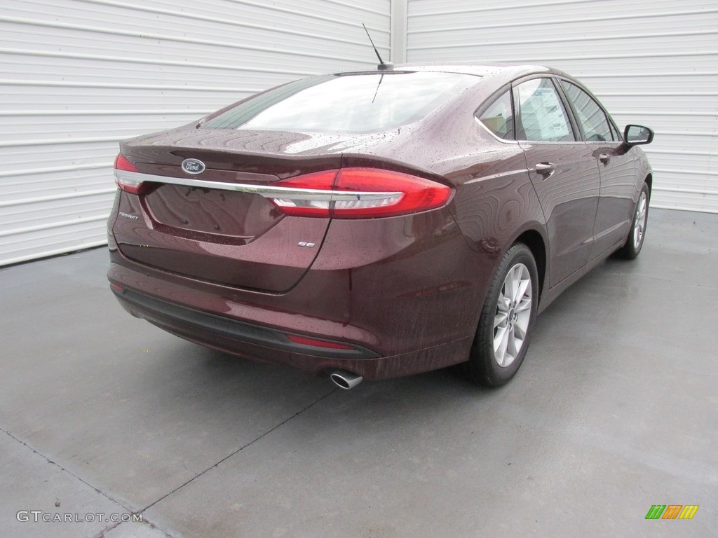 Burgundy Velvet 2017 Ford Fusion SE Exterior Photo #113442377