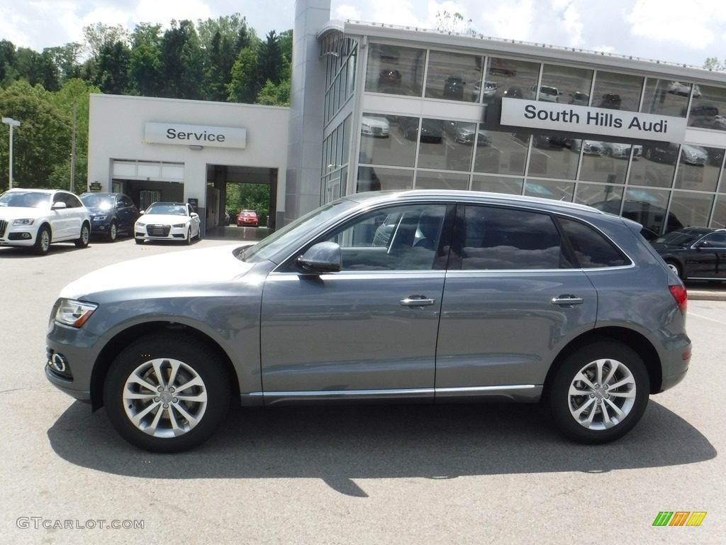 2016 Q5 2.0 TFSI Premium quattro - Monsoon Gray Metallic / Black photo #2