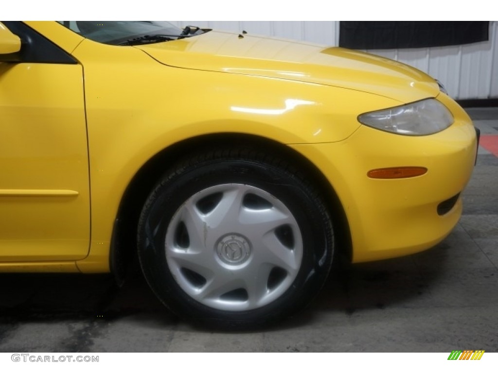 2003 MAZDA6 i Sedan - Speed Yellow / Black photo #59