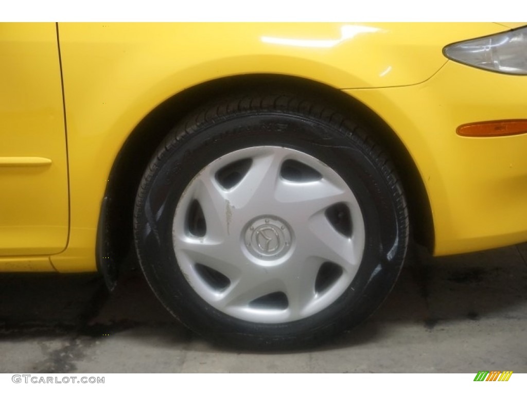 2003 MAZDA6 i Sedan - Speed Yellow / Black photo #60