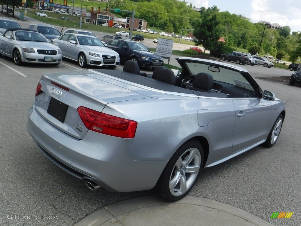 2016 A5 Premium Plus quattro Convertible - Florett Silver Metallic / Black photo #12