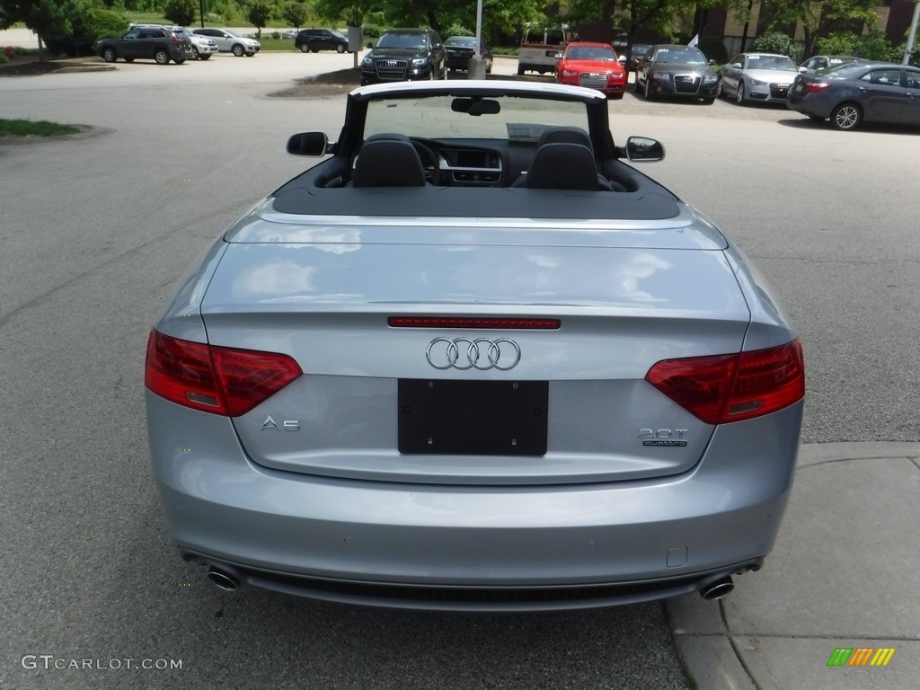 2016 A5 Premium Plus quattro Convertible - Florett Silver Metallic / Black photo #14
