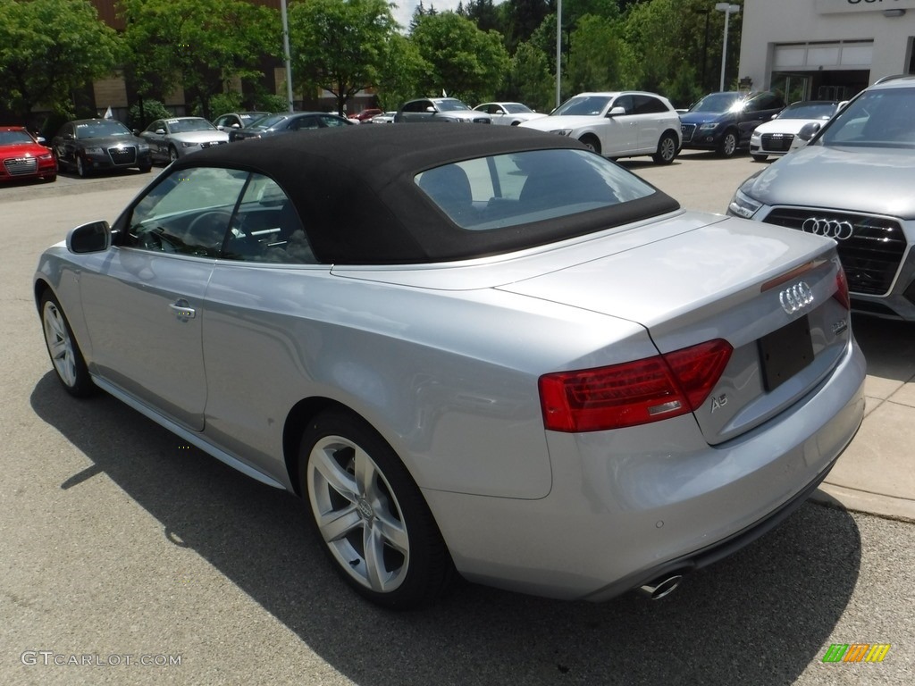 2016 A5 Premium Plus quattro Convertible - Florett Silver Metallic / Black photo #15