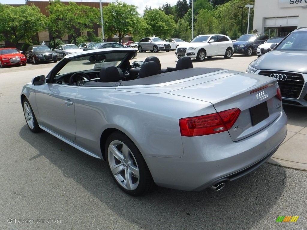 2016 A5 Premium Plus quattro Convertible - Florett Silver Metallic / Black photo #16