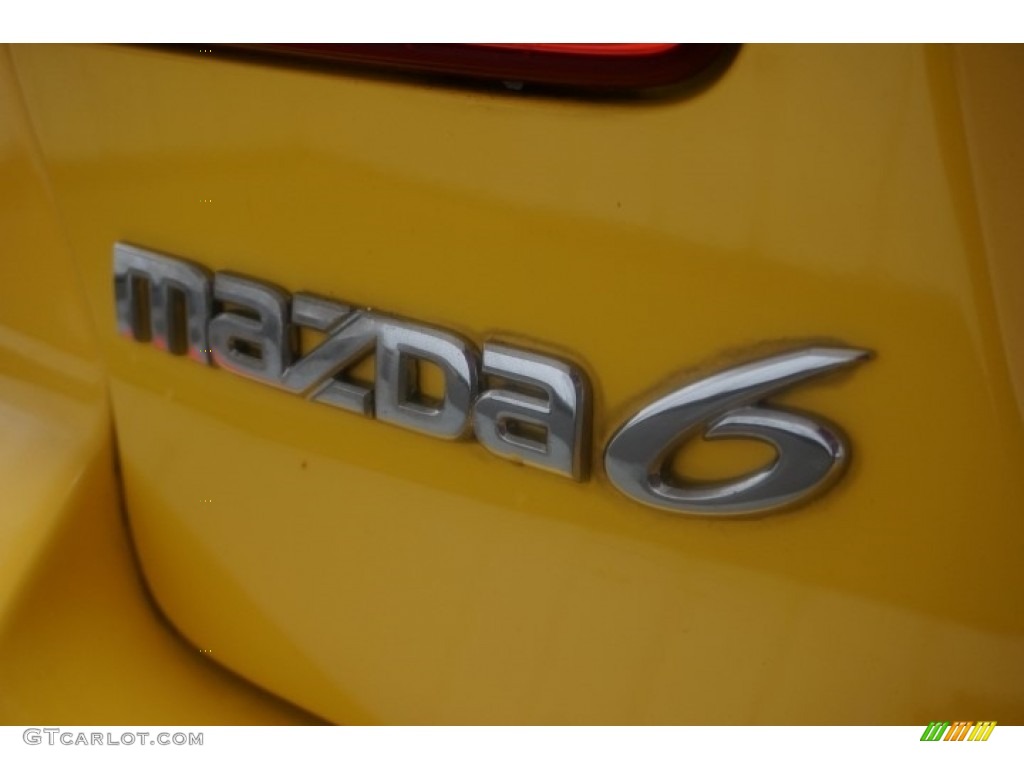 2003 MAZDA6 i Sedan - Speed Yellow / Black photo #94