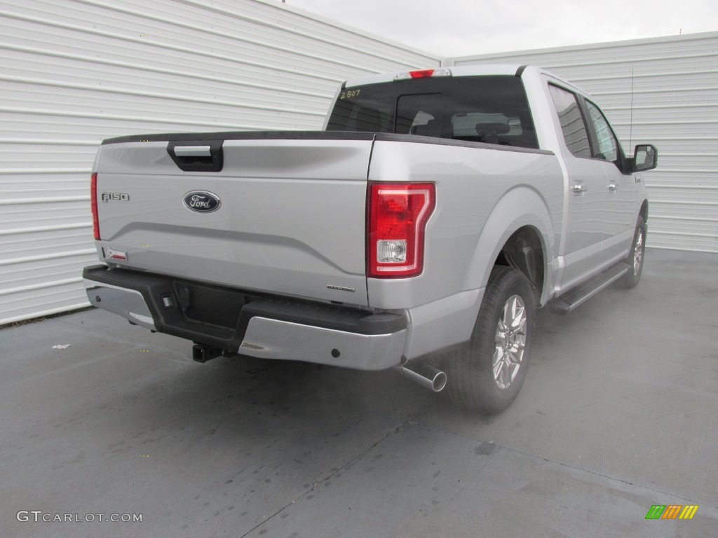 2016 F150 XLT SuperCrew - Ingot Silver / Medium Earth Gray photo #4