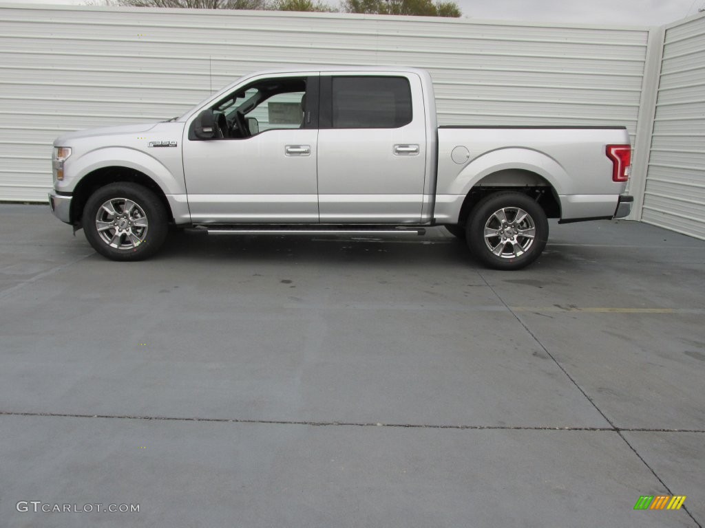 2016 F150 XLT SuperCrew - Ingot Silver / Medium Earth Gray photo #6