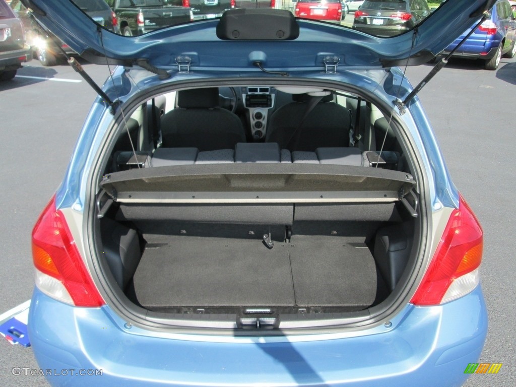 2010 Yaris 3 Door Liftback - Bayou Blue Pearl / Dark Charcoal photo #14