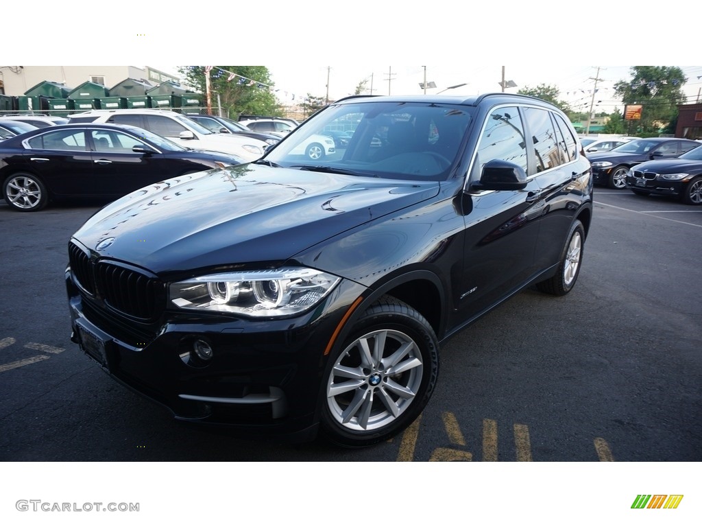 2014 X5 xDrive35i - Black Sapphire Metallic / Black photo #1