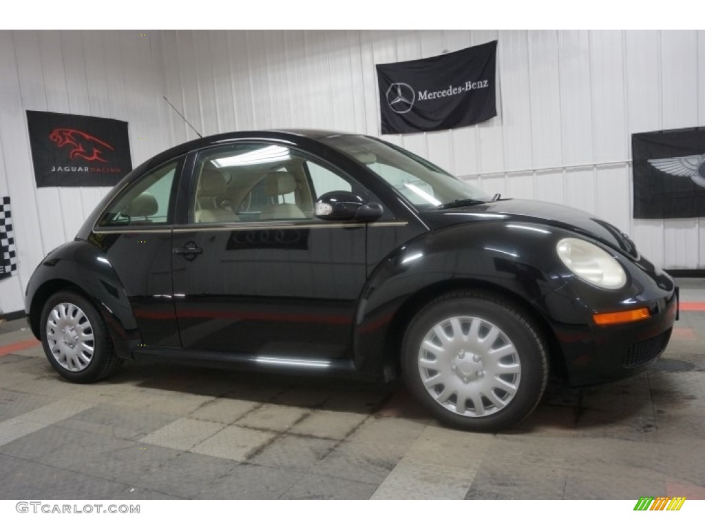 2007 New Beetle 2.5 Coupe - Black / Black photo #6