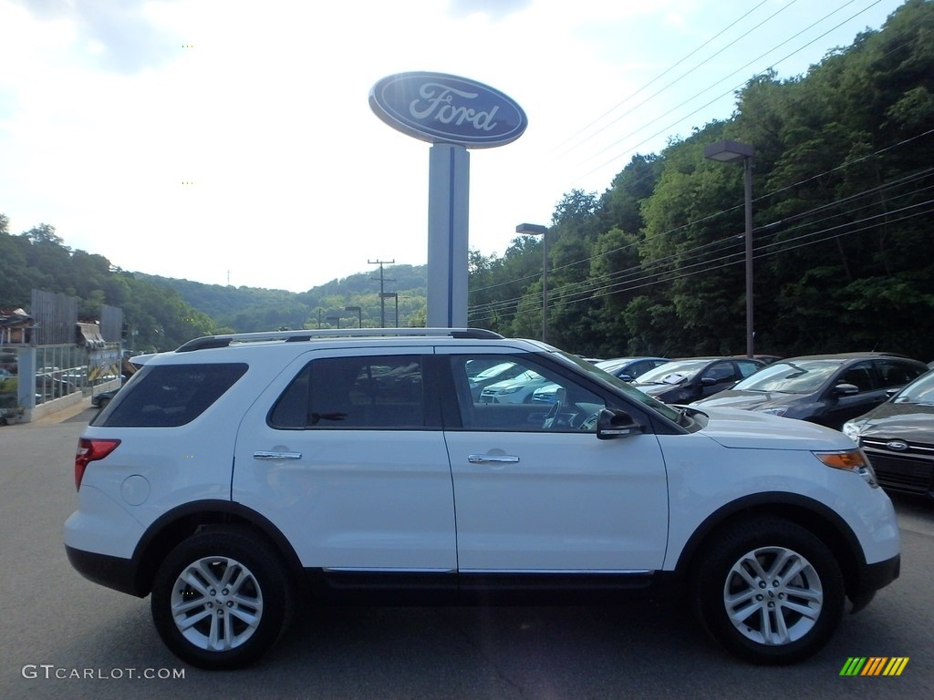 2015 Explorer XLT 4WD - White Platinum / Charcoal Black photo #1