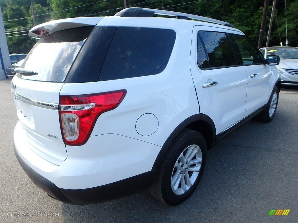 2015 Explorer XLT 4WD - White Platinum / Charcoal Black photo #2