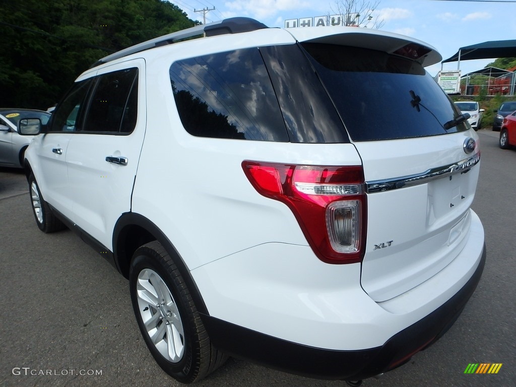 2015 Explorer XLT 4WD - White Platinum / Charcoal Black photo #5