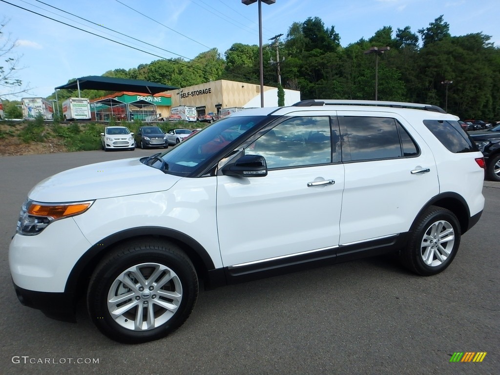 2015 Explorer XLT 4WD - White Platinum / Charcoal Black photo #6