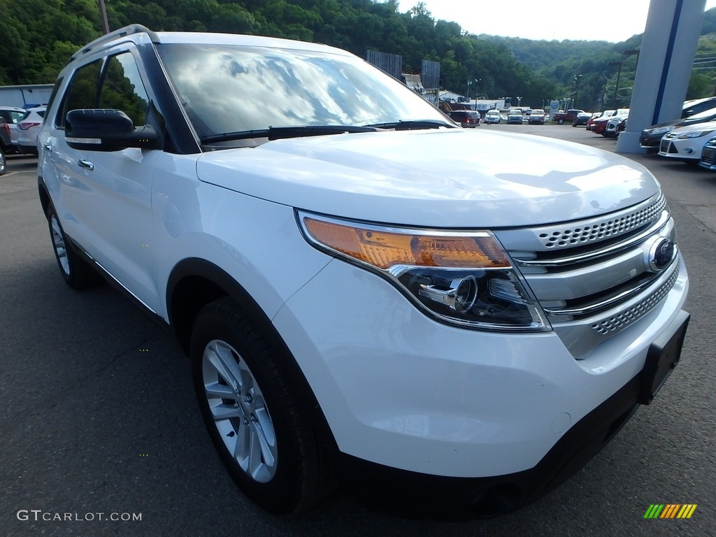 2015 Explorer XLT 4WD - White Platinum / Charcoal Black photo #9
