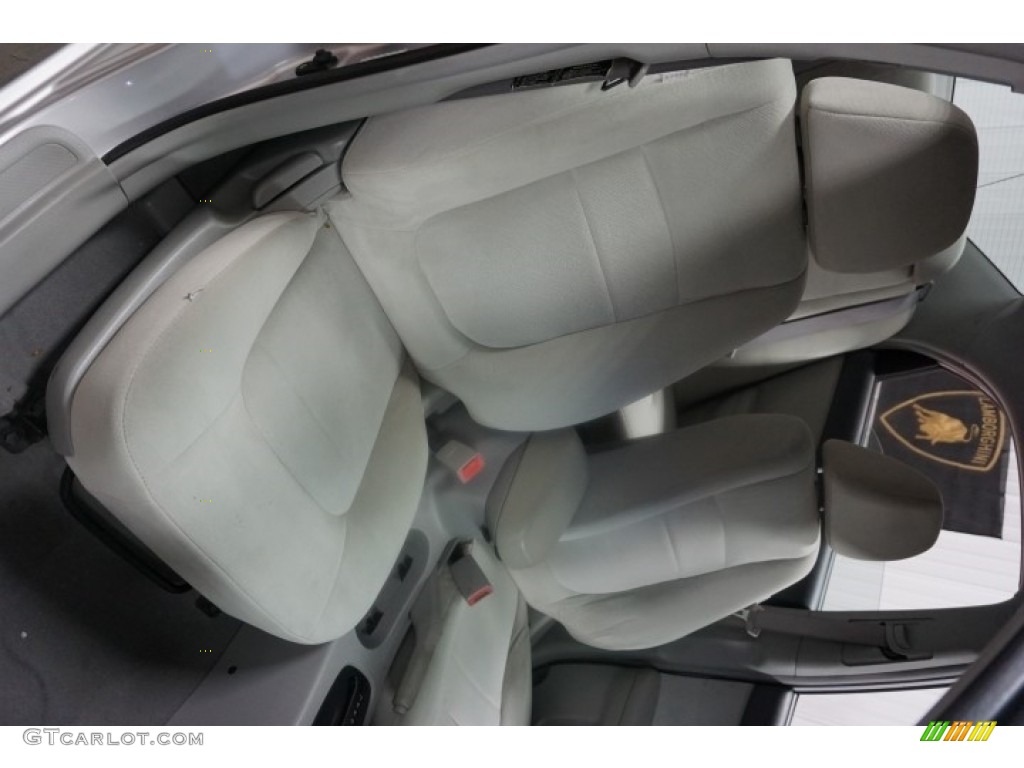 2006 Spectra EX Sedan - Clear Silver / Beige photo #18
