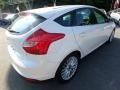 2013 White Platinum Ford Focus Titanium Hatchback  photo #2