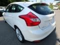 2013 White Platinum Ford Focus Titanium Hatchback  photo #5