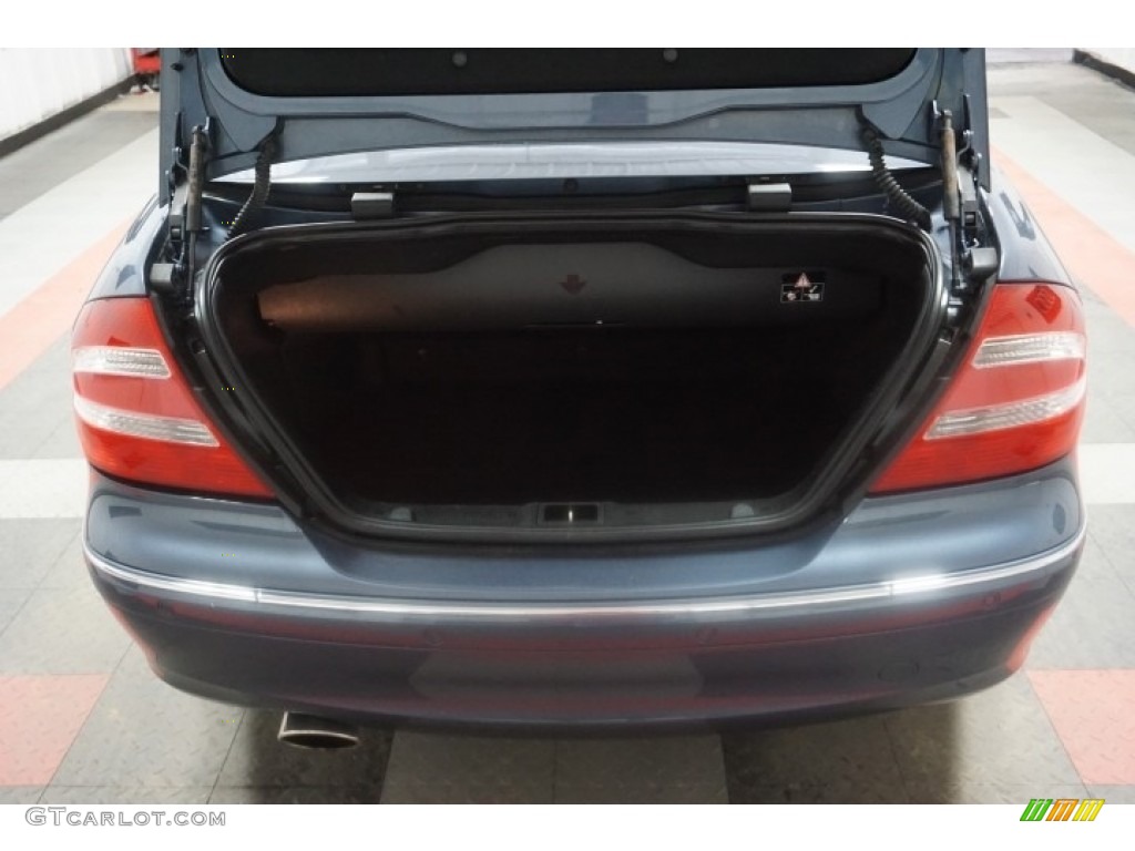 2005 CLK 320 Cabriolet - Cadet Blue Metallic / Charcoal photo #21