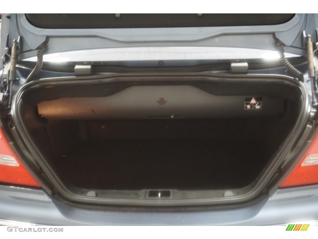 2005 CLK 320 Cabriolet - Cadet Blue Metallic / Charcoal photo #22