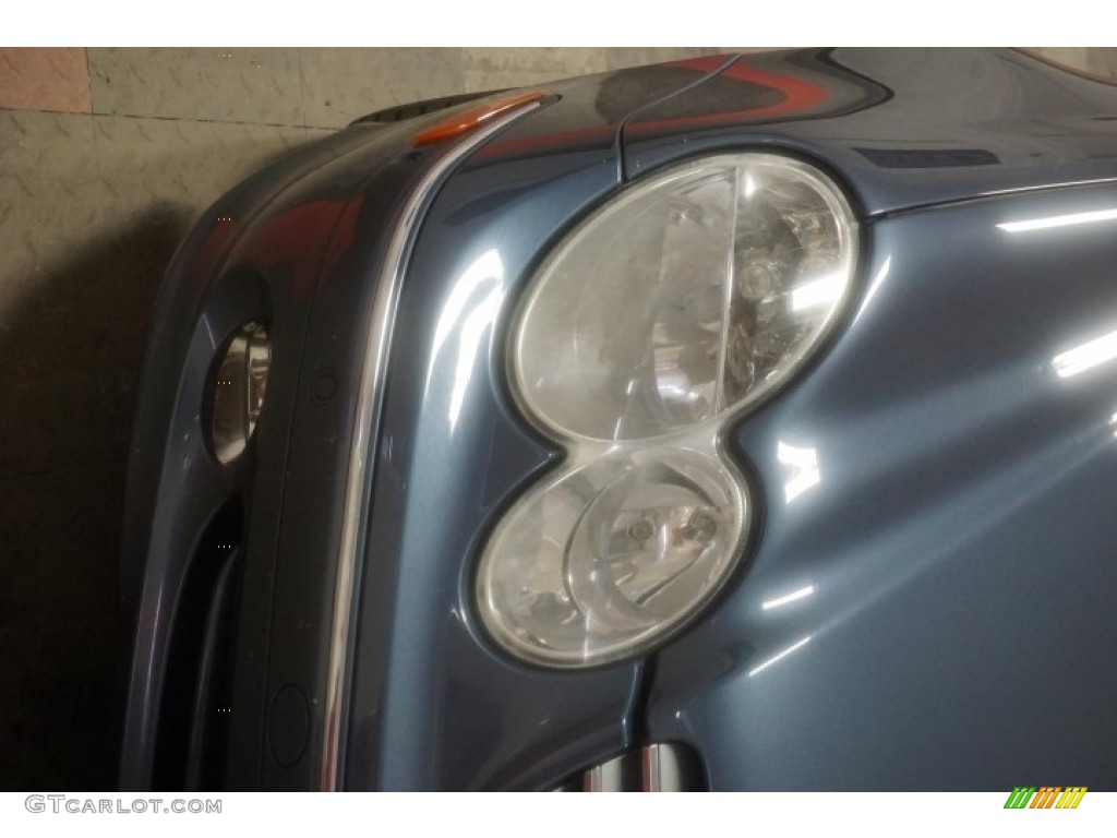 2005 CLK 320 Cabriolet - Cadet Blue Metallic / Charcoal photo #53