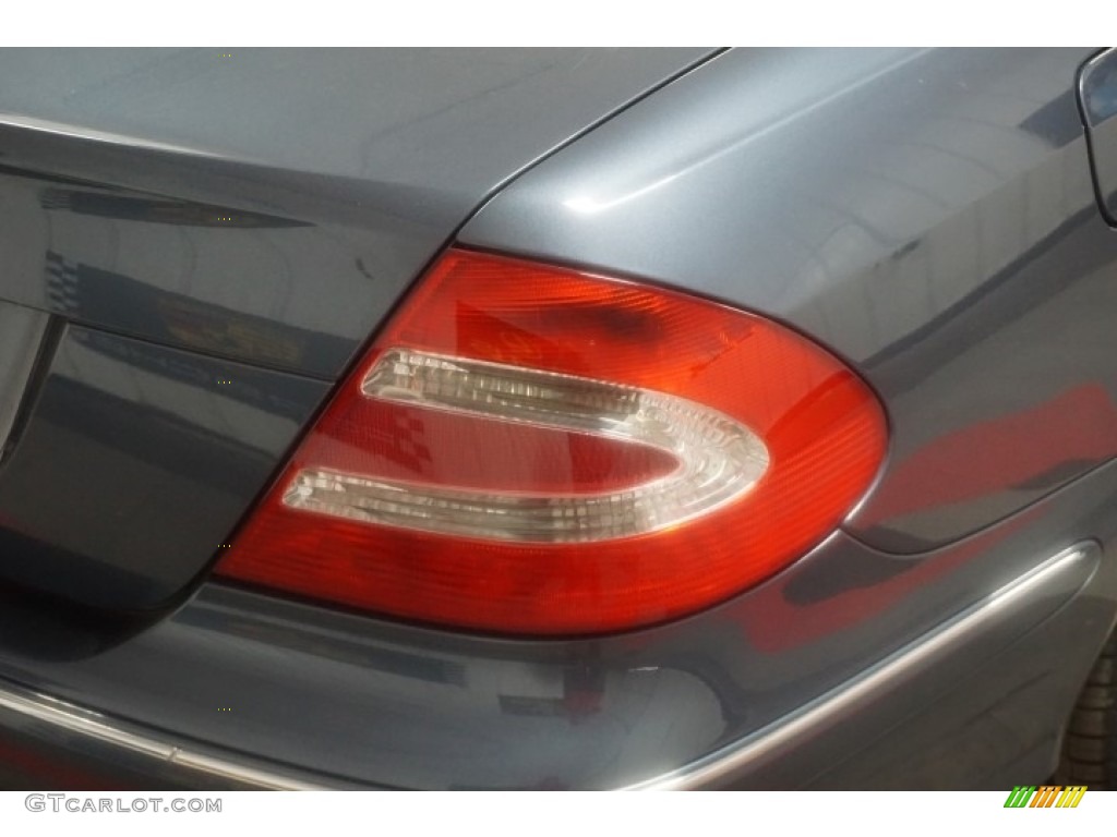 2005 CLK 320 Cabriolet - Cadet Blue Metallic / Charcoal photo #65